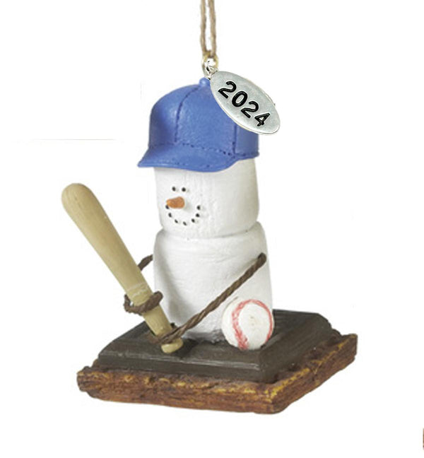 Smores Ornament - Cute Smores Sports Ornament 2024 - Choose from Hockey, Baseball, Soccker, Football Christmas Ornaments - Comes in a Gift Box so It's Ready for Giving