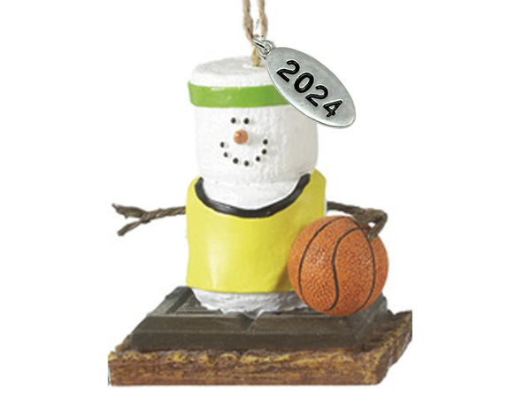 Smores Ornament - Cute Smores Sports Ornament 2024 - Choose from Hockey, Baseball, Soccker, Football Christmas Ornaments - Comes in a Gift Box so It's Ready for Giving