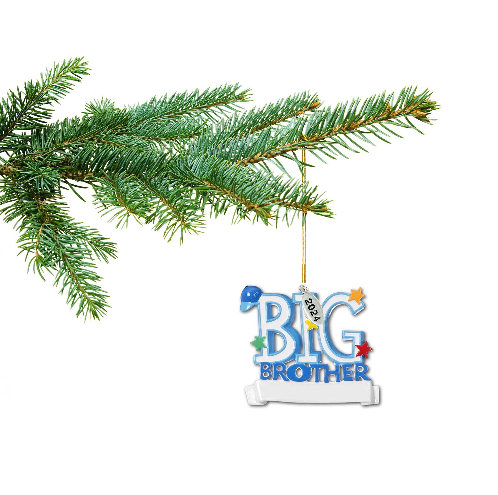 Big Brother Ornament 2025, Easy to Personalize at Home, Comes in Gift Box