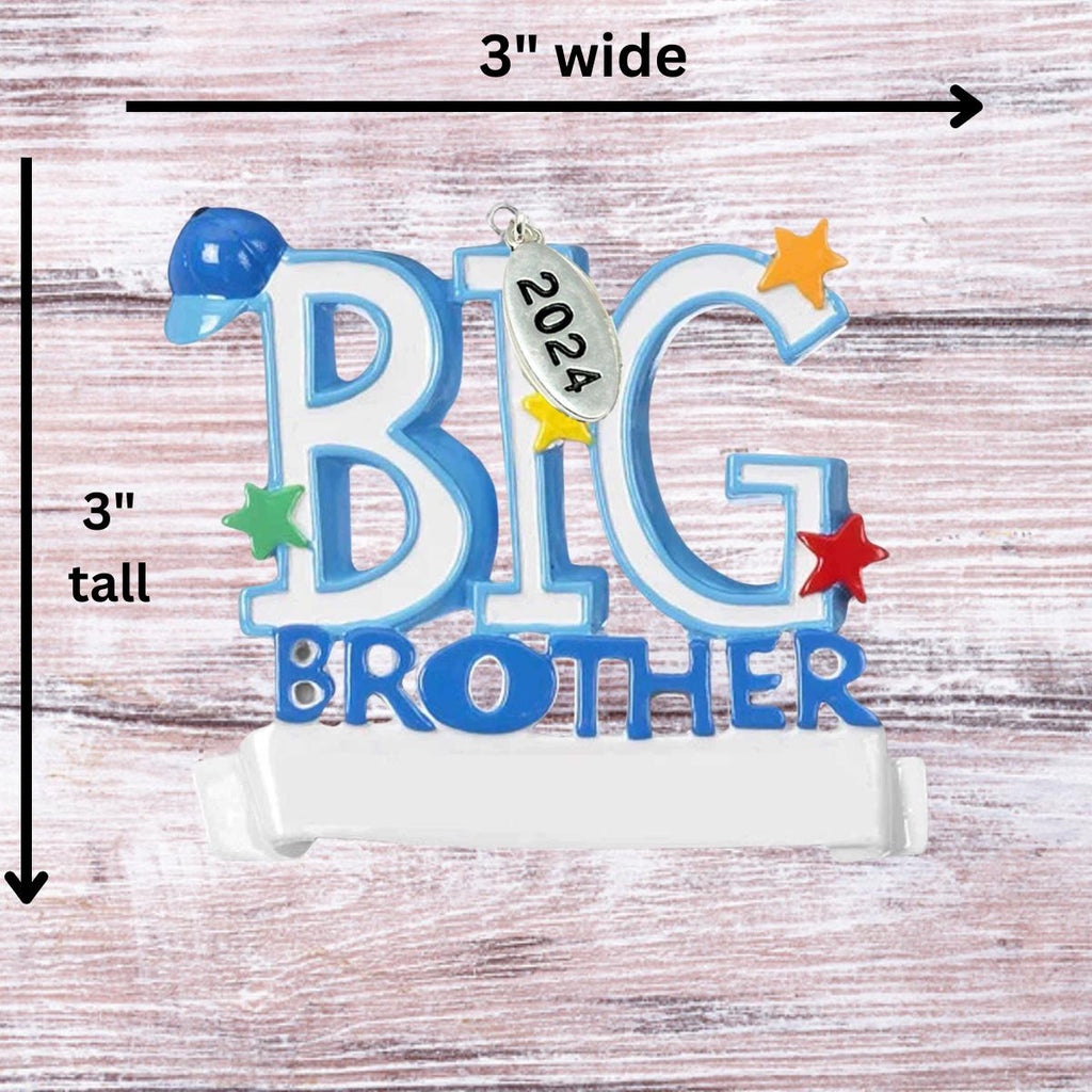 Big Brother Ornament 2025, Easy to Personalize at Home, Comes in Gift Box