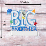 2024 Big Brother Christmas Ornament, Boy New Baby Sibling, Easy To Personalize