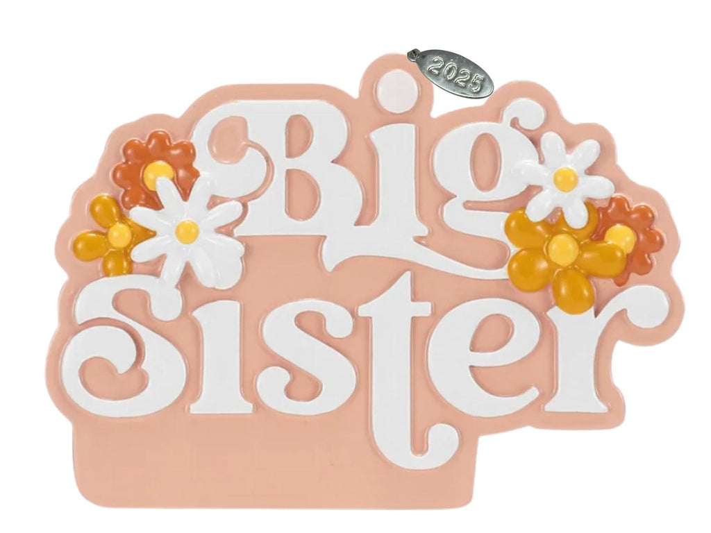 Big Sister Ornament 2025, Easy to Personalize at Home, Comes in Gift Box