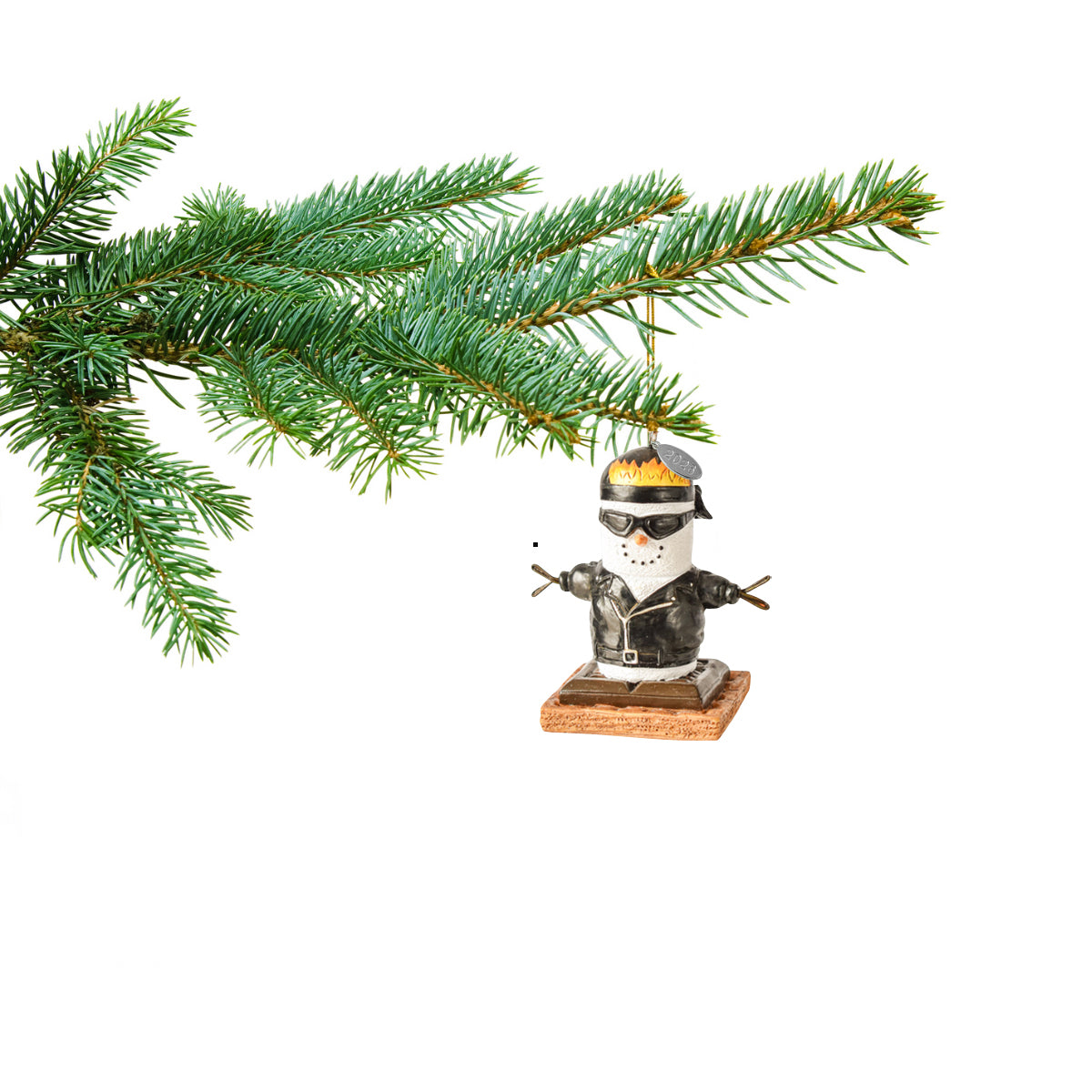 Motorcycle Ornament - Motorcycle Christmas Ornament, Cute Smores Biker Ornament - Biker Gifts, Motorcycle Gifts - Comes in A Gift Box