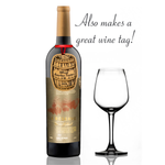 Bourbon Christmas Ornament "Official Bourbon Taster" 2026, Beautiful Laser Cut Wood, In Gift Box)