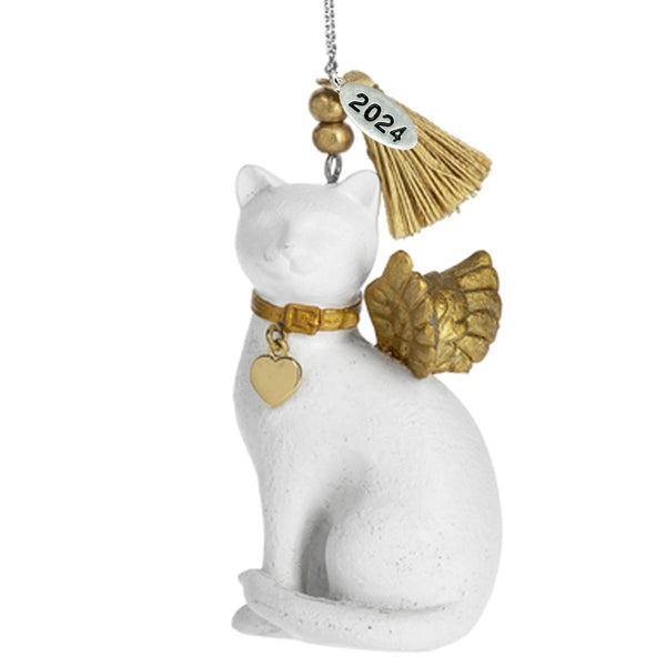 Cat Memorial Gifts 2024, Cat Angel Figurine, Beautiful Loss of Cat Memorial Gift for Men or Women, Loss of Cat Sympathy Gifts - Comes in Gift Box