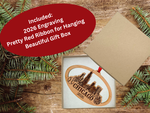 Chicago Ornament 2026, Beautiful Laser Cut Wood Chicago Gifts, Windy City Gift Idea, Chicago Trip Souvenir Idea, City Gifts, Comes in a Gift Box