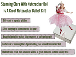Clara with Nutcracker Christmas Ornament 2025, Arrives in Gift Box (From Nutcracker Ballet)