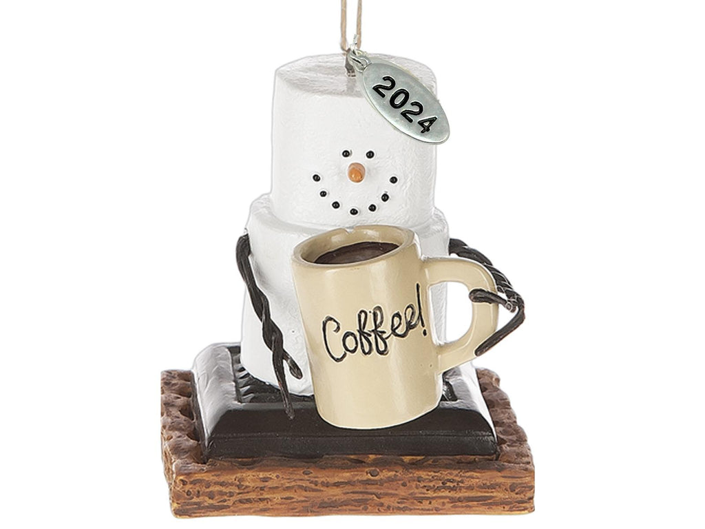 Smores Coffee Christmas Ornaments, Coffee Gifts, Coffee Gifts for Women - Comes in a Gift Box so It's Ready for Giving