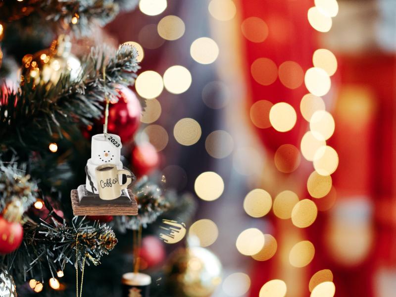Smores Coffee Christmas Ornaments, Coffee Gifts, Coffee Gifts for Women - Comes in a Gift Box so It's Ready for Giving