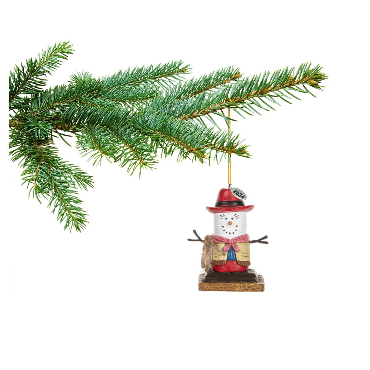 Smores Cowgirl Ornament - Cowboy, Cowgirl Christmas Ornaments - Cute Cowboy Gifts, Western Gifts for Men or Women, Comes in Gift Box