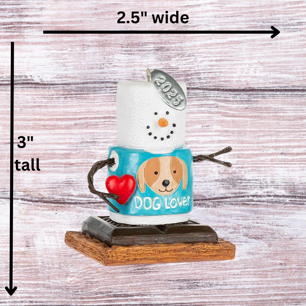 Dog Lover Christmas Ornament - Smores Christmas Ornaments - Cute Dog Ornament