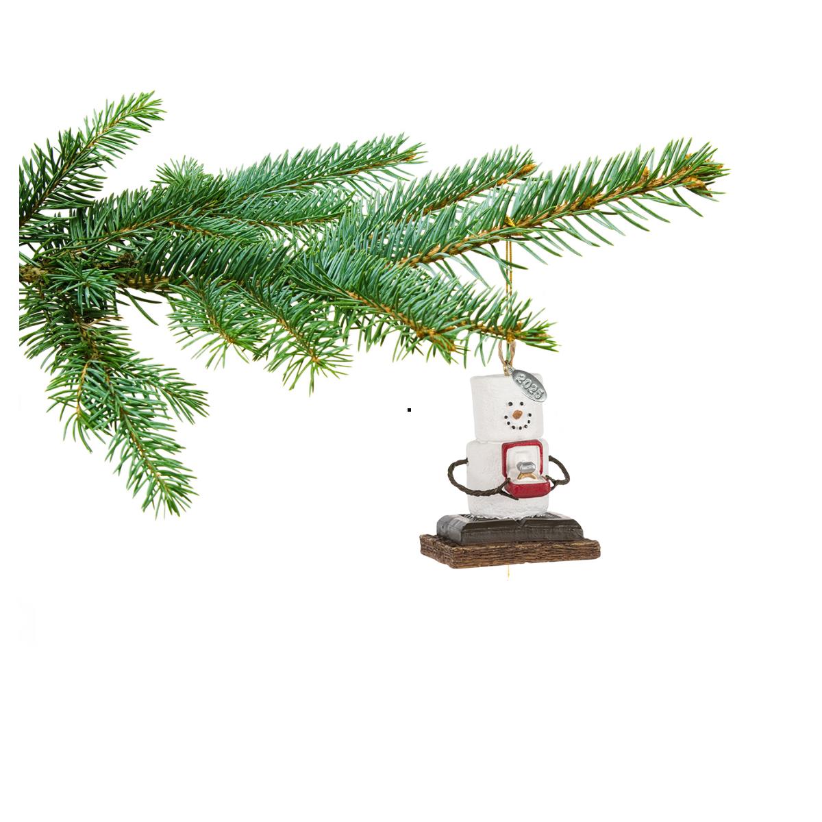 Smores Ornament - Engagement Ornament, Just Engaged Ornament - Comes in Gift Box