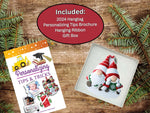 Gnome Couple Ornament - Easy to Personalized at Home - Comes in a Gift Box