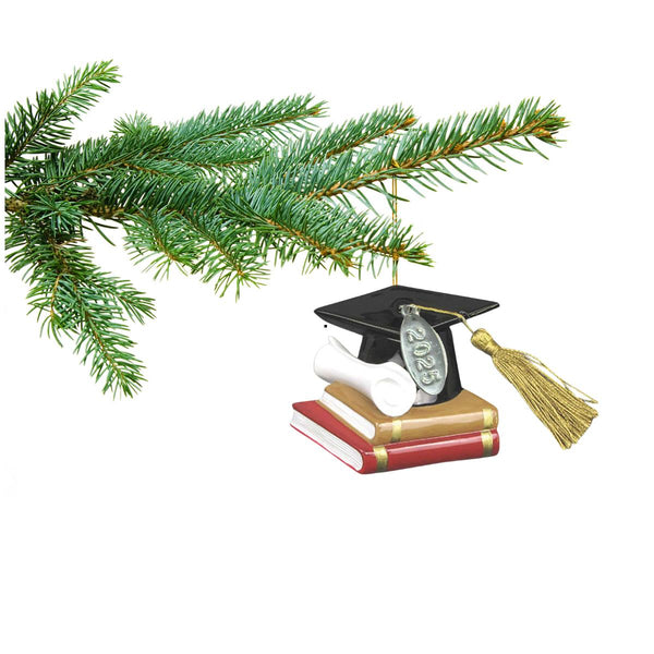 2025 Graduation Ornament, Graduation Christmas Ornament - Great for Law, Medical School - Easy to Personalize - Comes in Gift Box