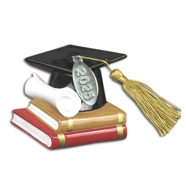2025 Graduation Ornament, Graduation Christmas Ornament - Great for Law, Medical School - Easy to Personalize - Comes in Gift Box