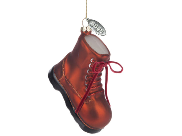 2025 Camping Ornaments Backpacking, Hiking Ornament - Stunning Dangling Hiking Boot 5" - Comes in a Gift Box so It's Ready for Giving