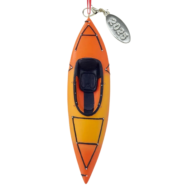Colorful Kayak Christmas Ornament, Comes in a Gift Box