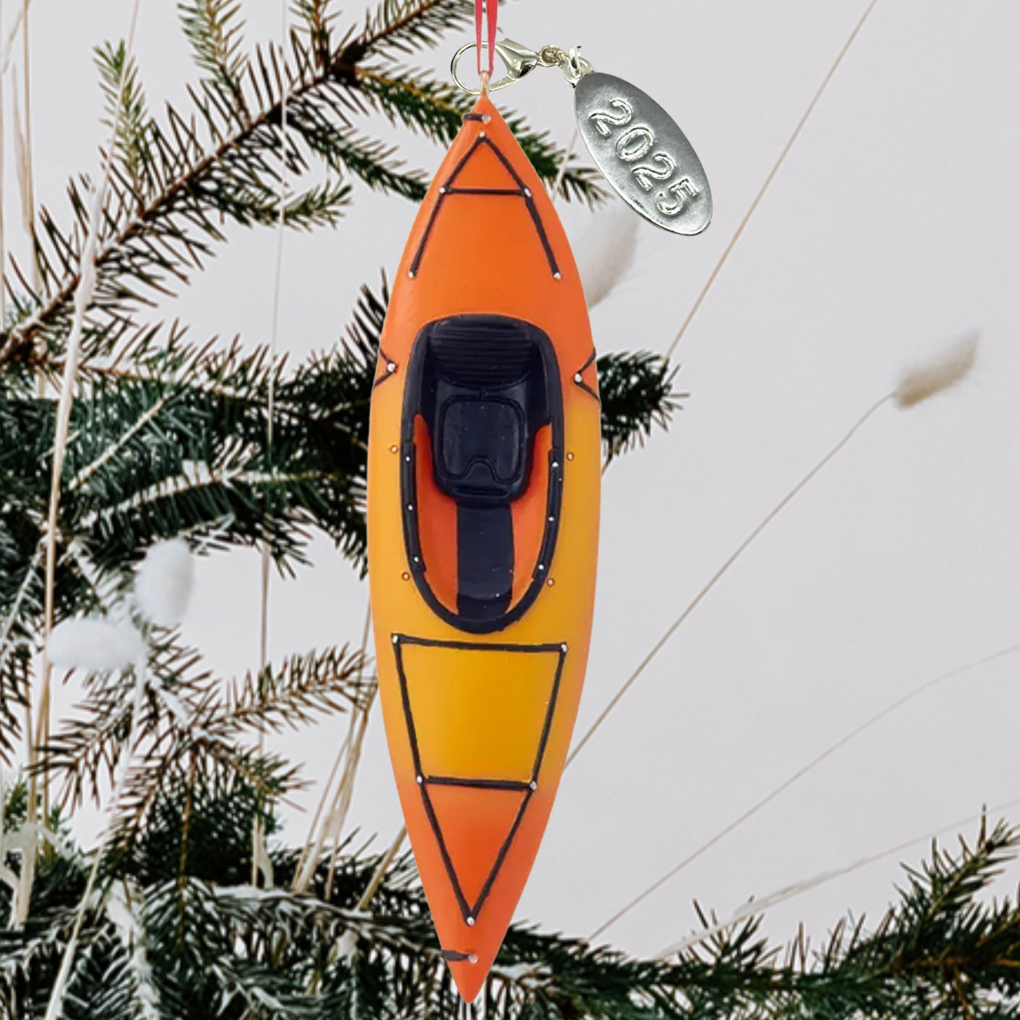 Colorful Kayak Christmas Ornament, Comes in a Gift Box