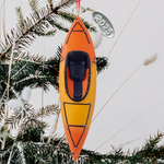 Colorful Kayak Christmas Ornament, Comes in a Gift Box
