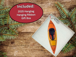 Colorful Kayak Christmas Ornament, Comes in a Gift Box