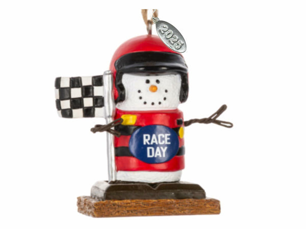 Smores Car Racing Ornament, Race Car Gift Idea, Stocking Stuffer, Comes in Gift Box 2025