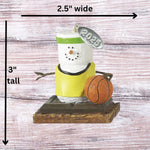 Smores Ornament - Basketball Player Smores Christmas Ornament 2025, Basketball Gifts - Comes in a Gift Box so It's Ready for Giving