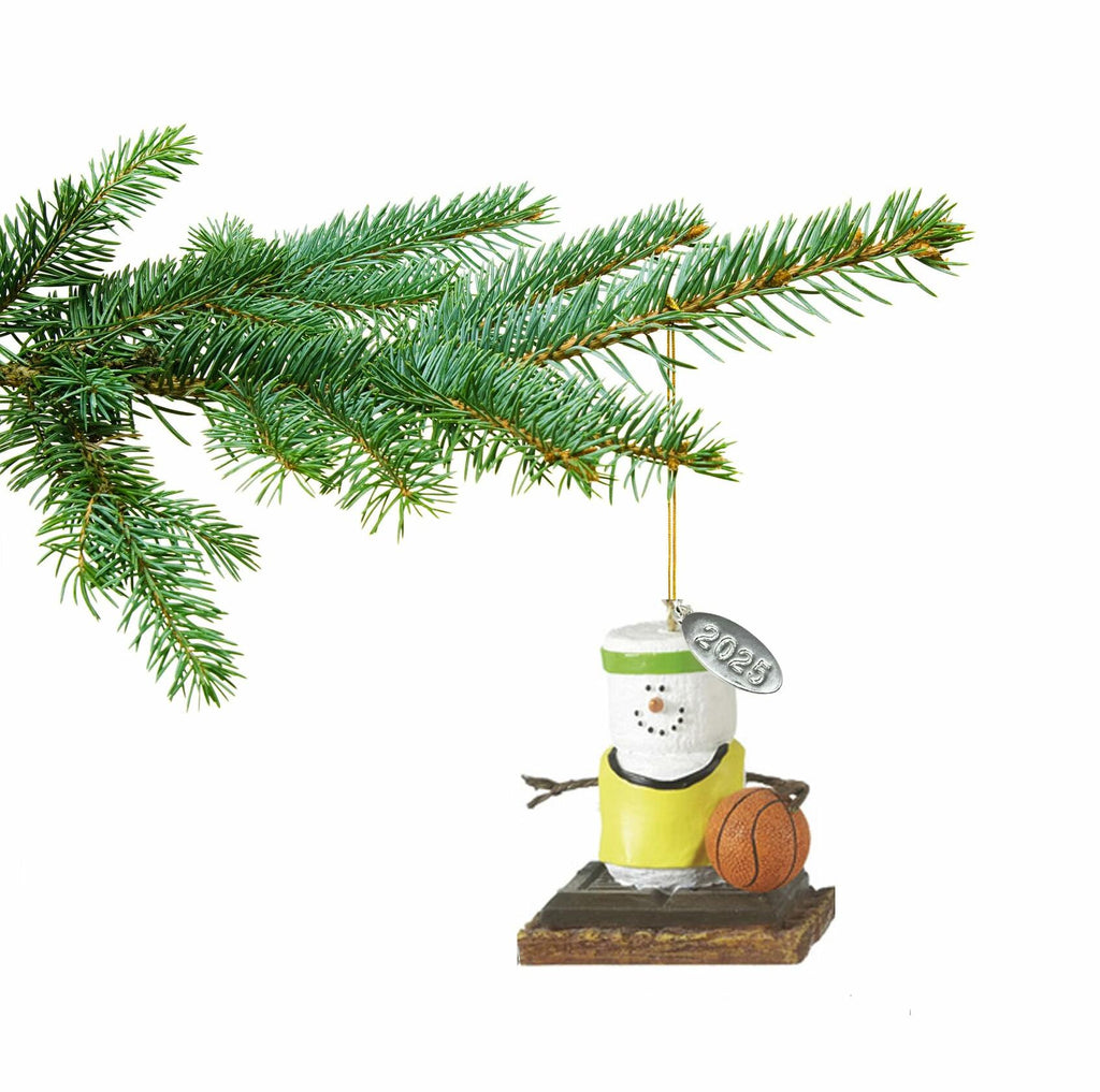 Smores Ornament - Basketball Player Smores Christmas Ornament, Basketball Gifts - Comes in a Gift Box so It's Ready for Giving