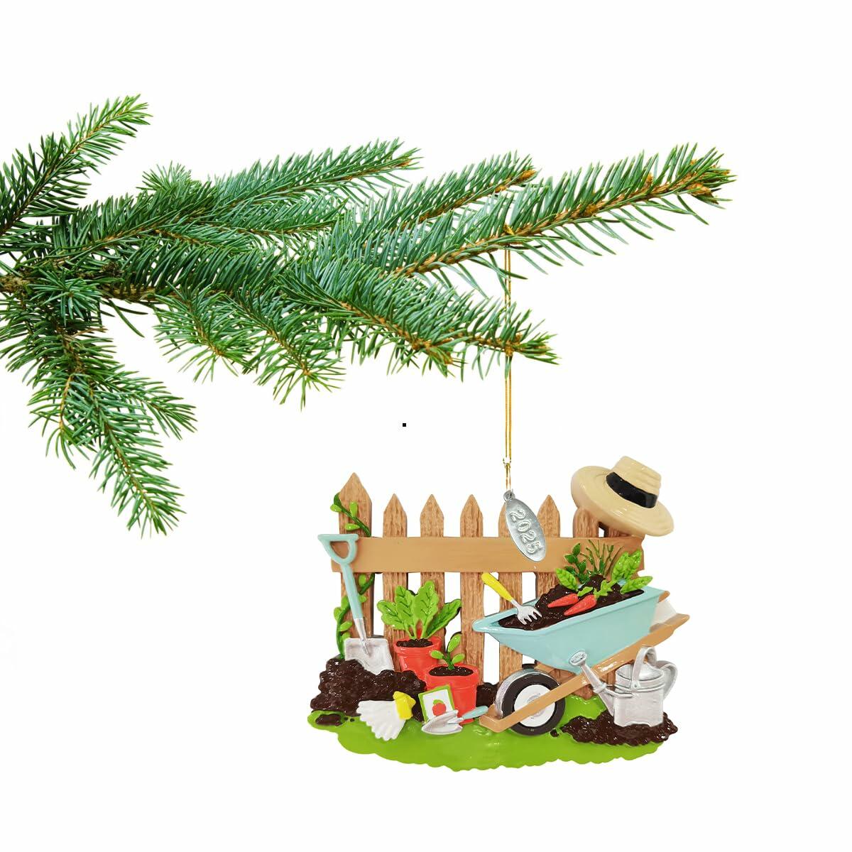Gardening Gifts for Women - Garden Ornaments - Garden Christmas Ornaments - Plant Lady Gift Idea, Easy to Personalize at Home - Comes in a Gift Box so It's Ready for Giving