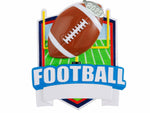 2025 Football Ornament to Personalize, Football Gift Idea, Football Christmas Tree Ornaments for Boys, Includes Hangtag and Gift Box