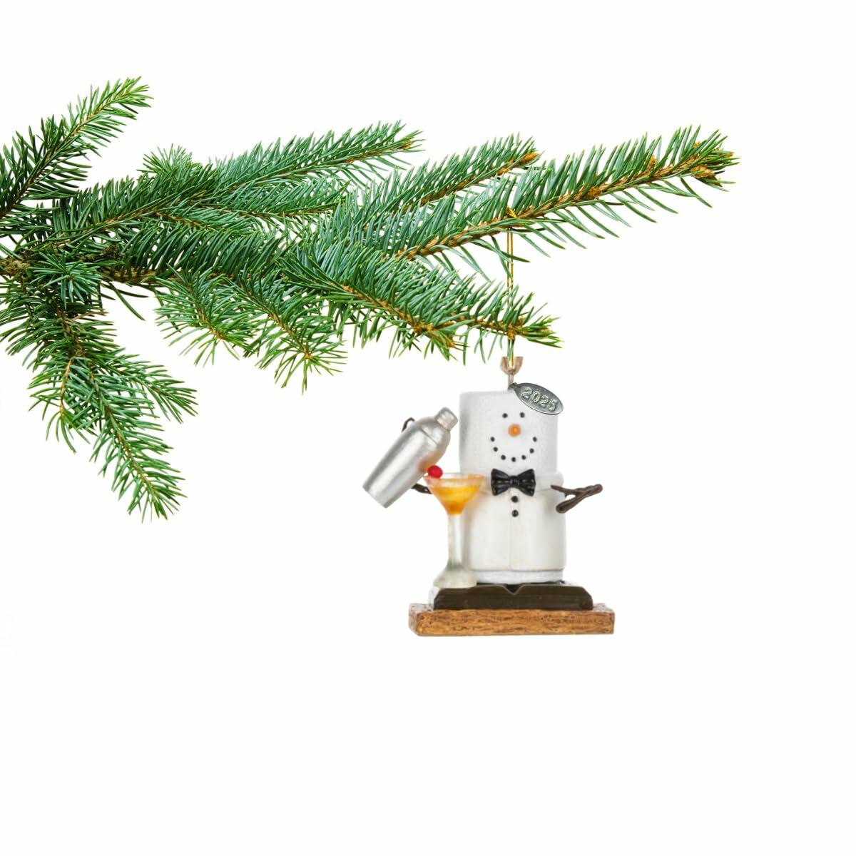 Smores Bartender Ornament, Cocktail Mixologist, Cocktail Gift Ideas, Gifts for Bartenders, Bartending or Cocktailing Ornament for Men or Women - Comes in a Gift Box so It's Ready for Giving