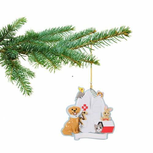 2025 Veterinarian Gifts, Veterinarian Christmas Ornament for Vet Techs - Men or Women Veterinarian Gifts - Colorful 4.5" Resin Ornament, Easily Personalized Veterinarian Gifts, Comes in Gift Box