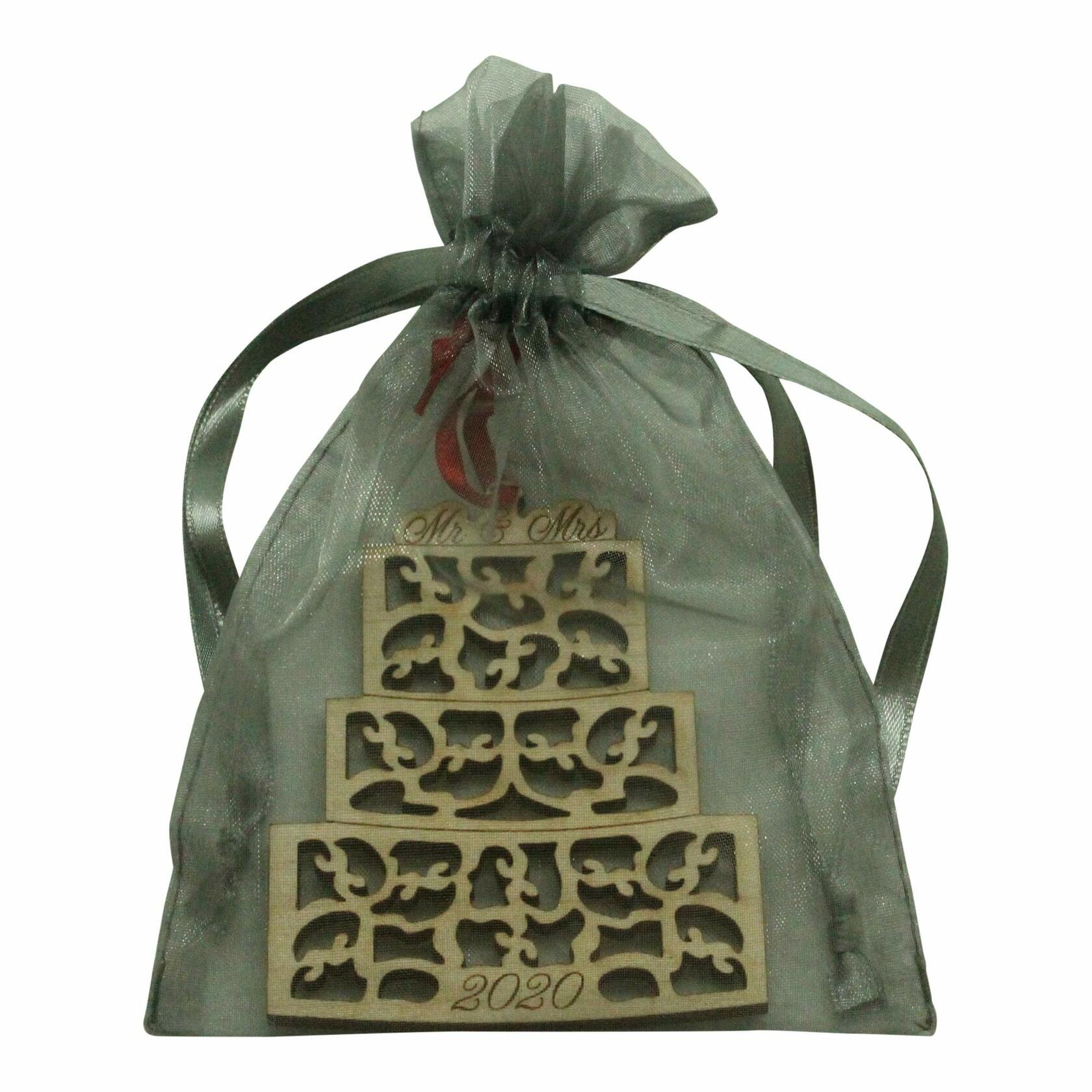 Sunflower Ornament 2025 Two-Tone Wood Intarsia Design - Sunflower Gifts for Women - Comes in A Gift Box