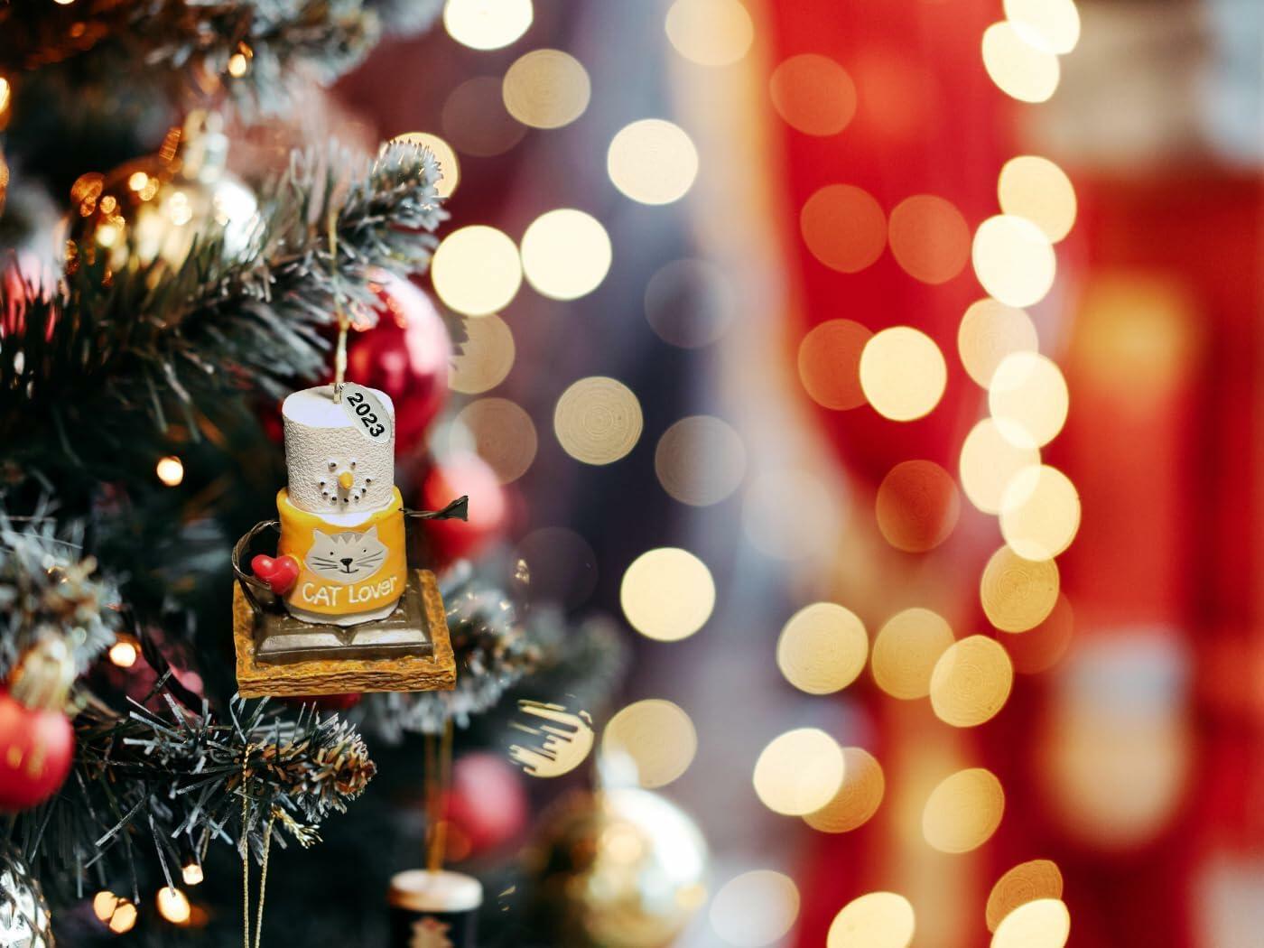 Smores Cat Lover Christmas Ornament 2025, Comes in Gift Box