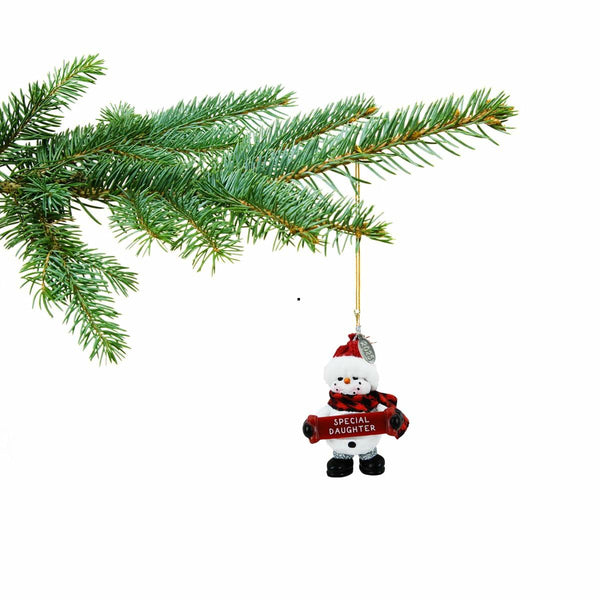 2025 Little 2" Snowman Christmas Ornaments - DAUGHTER, in gift box