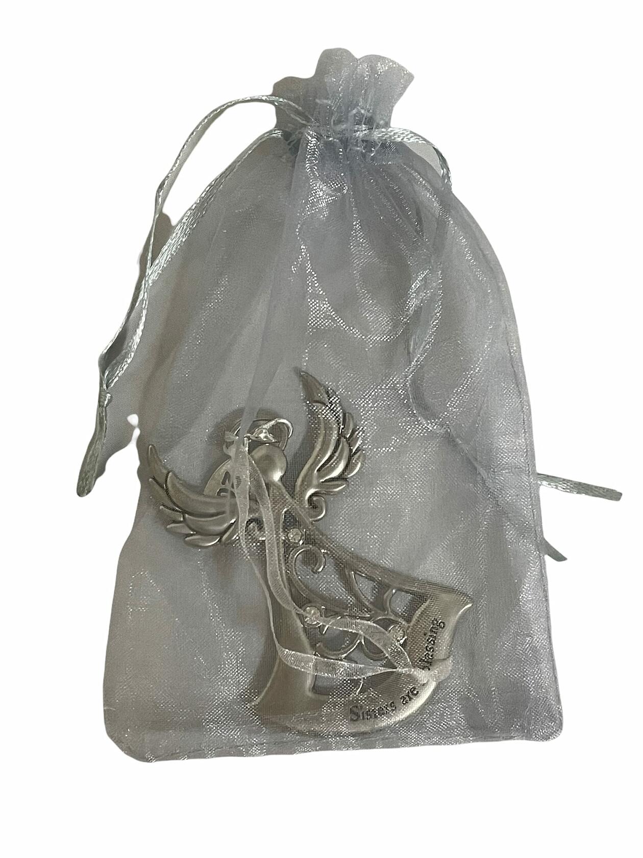 Metal Angel Ornament - SISTER 2025, In Gift Box