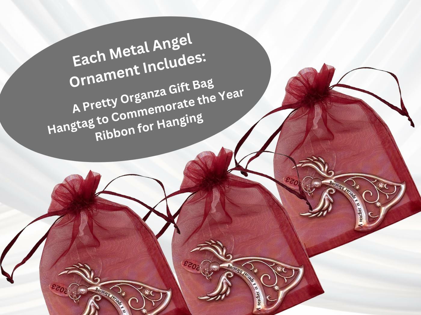 Metal Angel Ornament - SISTER 2025, In Gift Box