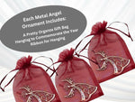 Metal Angel Ornament - SISTER 2025, In Gift Box