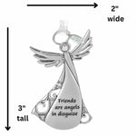 Metal Angel Ornament - FRIEND, Friendship Gift Idea 2025, In Gift Box