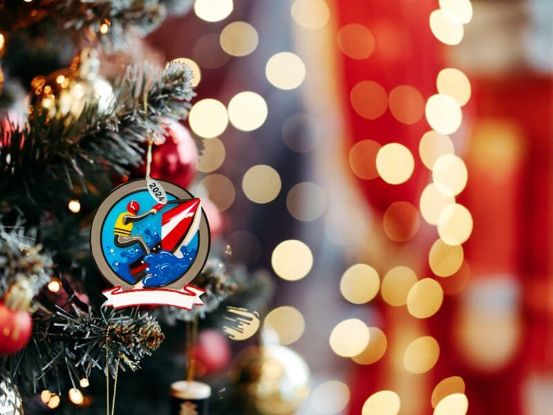 2025 Jet Ski Ornament - Easy to Personalize at Home - Free Personalization Brochure Included - Comes in A Gift Bag So It's Ready for Giving