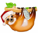 Sloth Ornament - Sloth Christmas Ornaments 2025 - Easy to Personalize - Comes in a Gift Box So It's Ready for Giving