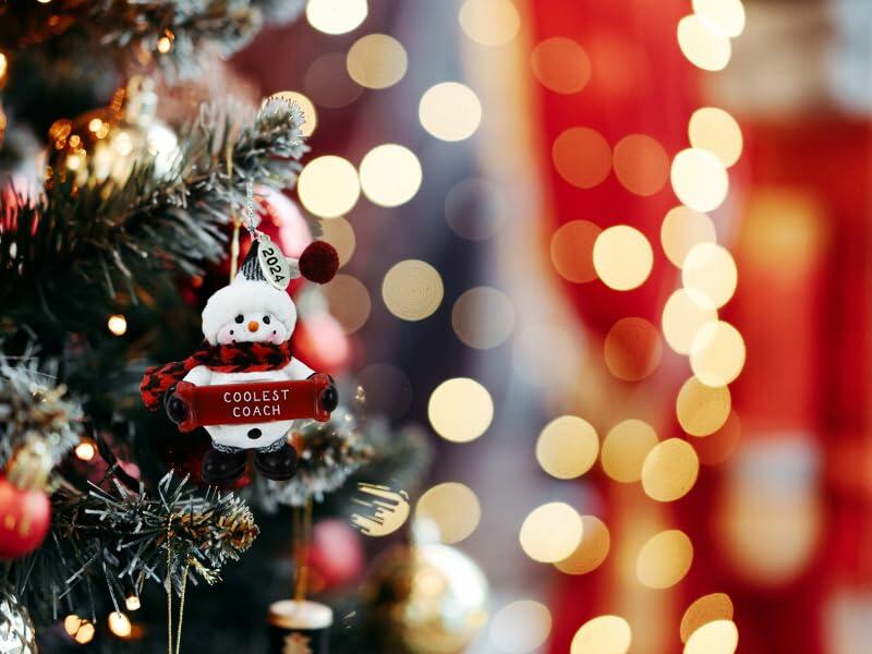2025 Little 2" Snowman Christmas Ornaments - COACH, in gift box