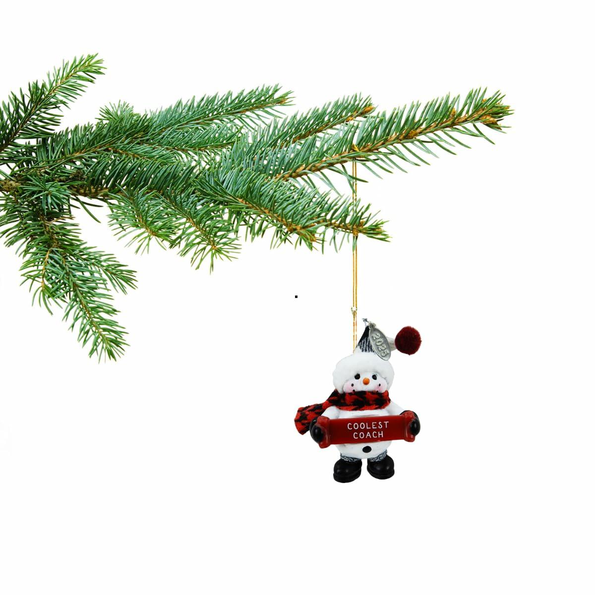 2025 Little 2" Snowman Christmas Ornaments - COACH, in gift box