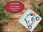 Golf Cart Christmas Ornament with 2024 Hangtag, Cute Blue Golf Cart, Comes in Gift Box - Cool Golf Gifts for Men Golfers, Perfect Dad Gift