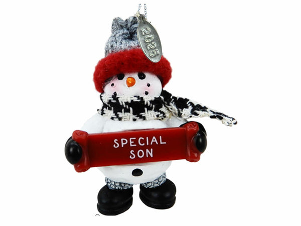 2025 Little 2" Snowman Christmas Ornaments - SON, in gift box