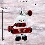 2025 Little 2" Snowman Christmas Ornaments - COACH, in gift box