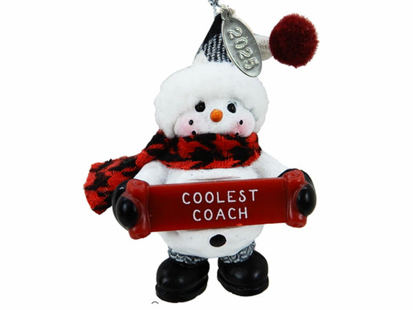 2025 Little 2" Snowman Christmas Ornaments - COACH, in gift box