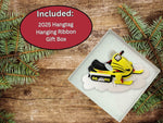 Snowmobile Ornament 2025, Snowmobile Gifts, Snowmobiling Christmas Ornament - Easy to Personalize at Home, Comes in A Gift Box So It's Ready for Giving