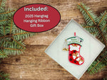Puppy's First, Dogs First Christmas Ornament 2025 - Dog Christmas Ornaments - Easy to Personalize at Home - Comes in a Gift Box so Its Ready for Giving