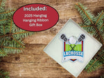 La Crosse Ornamement, La Crosse Player Gifts, La Crosse Christmas Tree Ornaments, Can Be Personalized - Includes 2025 Hangtag and Gift Box (Lacrosse)