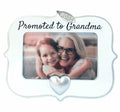 Twisted Anchor Trading Company 2025 Grandma's First Christmas Ornament Picture Frame - Grandmas First Christmas, Grandma Ornament - Easy to Personalize at Home - Comes in a Gift Box for Giving